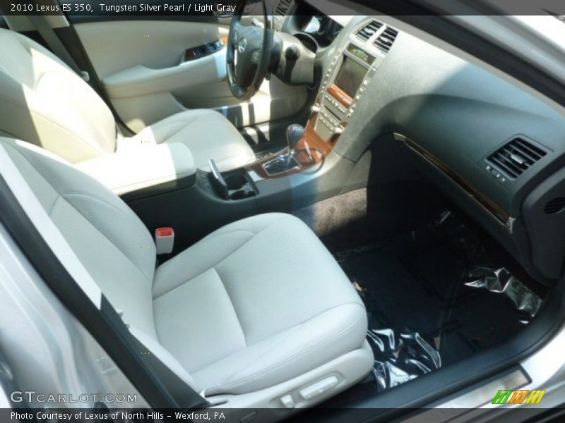 Tungsten Silver Pearl / Light Gray 2010 Lexus ES 350