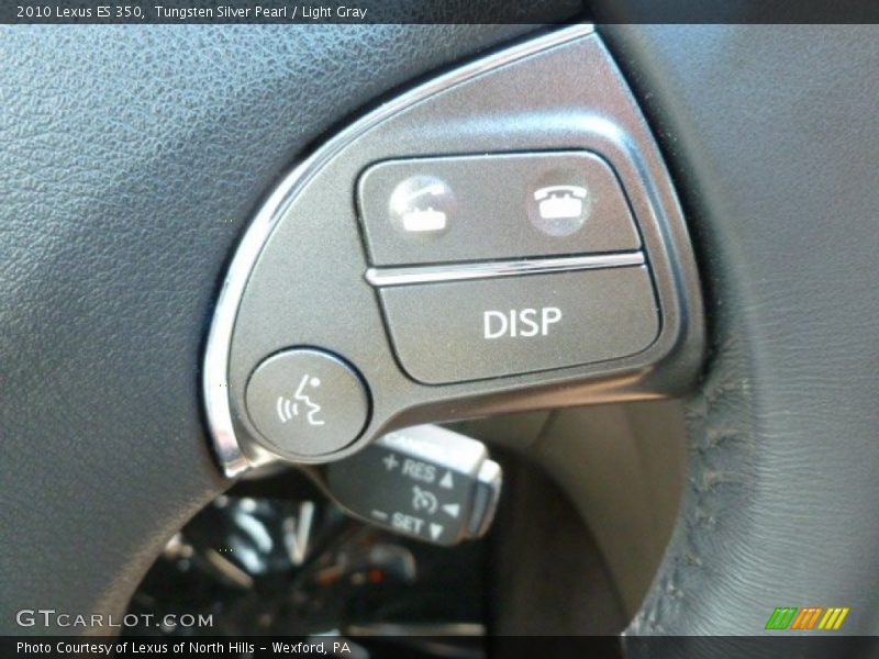 Tungsten Silver Pearl / Light Gray 2010 Lexus ES 350