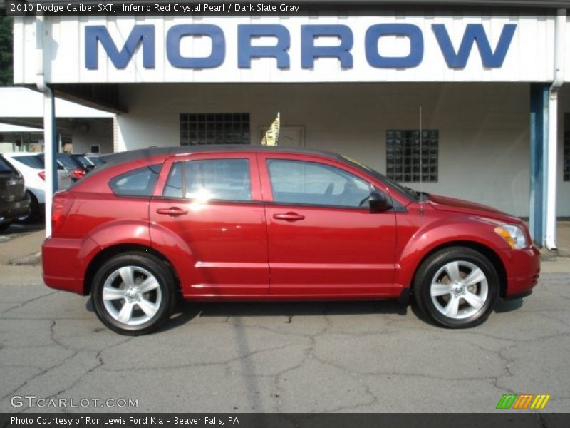Inferno Red Crystal Pearl / Dark Slate Gray 2010 Dodge Caliber SXT