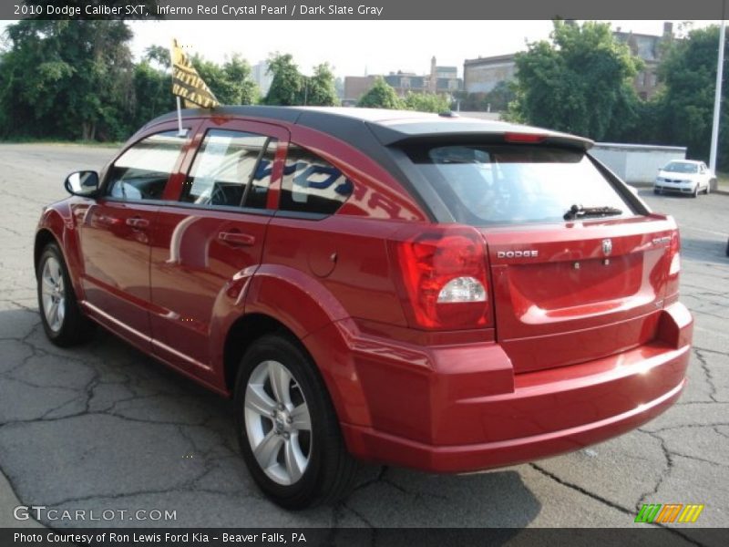 Inferno Red Crystal Pearl / Dark Slate Gray 2010 Dodge Caliber SXT