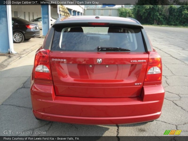 Inferno Red Crystal Pearl / Dark Slate Gray 2010 Dodge Caliber SXT
