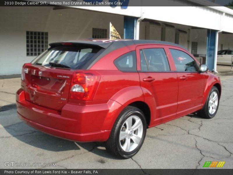 Inferno Red Crystal Pearl / Dark Slate Gray 2010 Dodge Caliber SXT