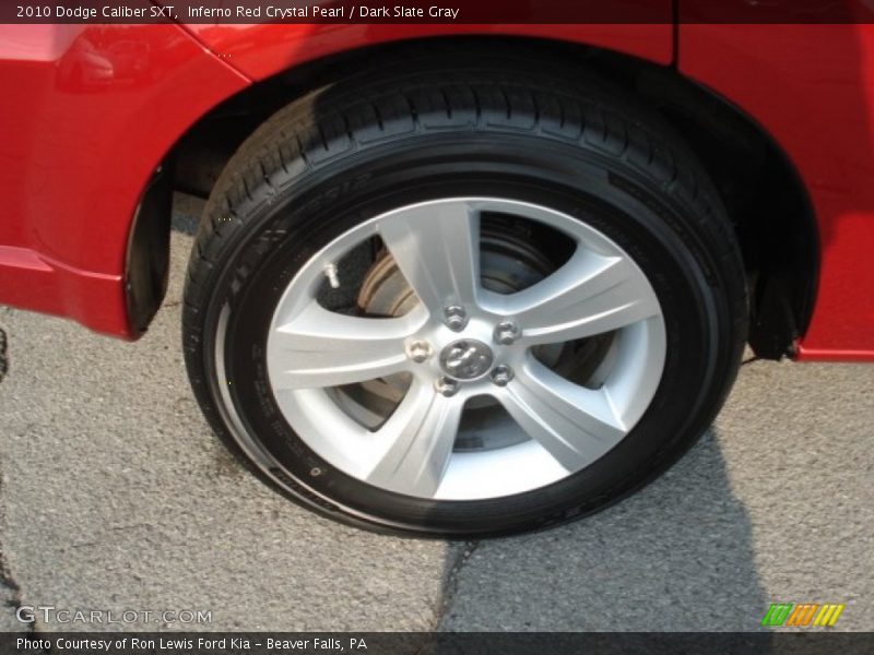 Inferno Red Crystal Pearl / Dark Slate Gray 2010 Dodge Caliber SXT
