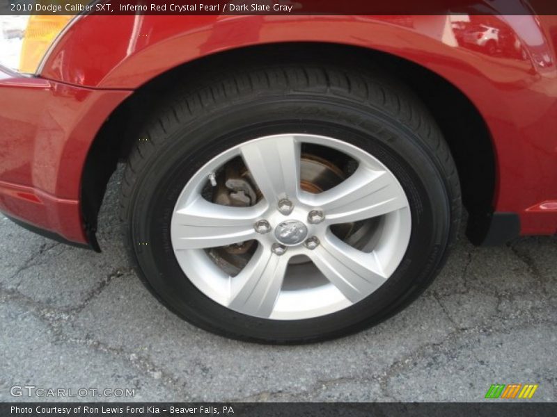 Inferno Red Crystal Pearl / Dark Slate Gray 2010 Dodge Caliber SXT