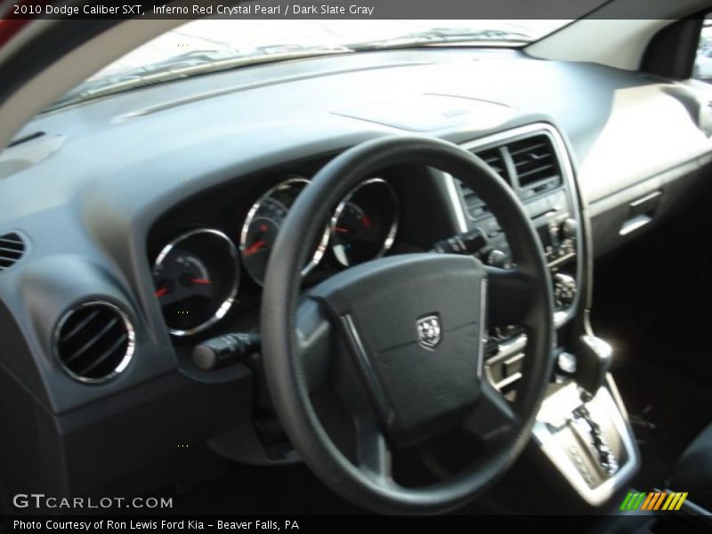 Inferno Red Crystal Pearl / Dark Slate Gray 2010 Dodge Caliber SXT
