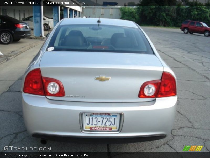 Silver Ice Metallic / Ebony 2011 Chevrolet Malibu LT