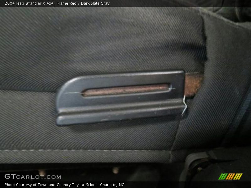 Flame Red / Dark Slate Gray 2004 Jeep Wrangler X 4x4