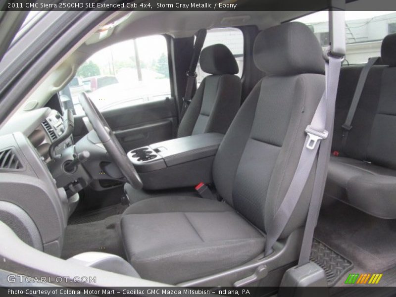  2011 Sierra 2500HD SLE Extended Cab 4x4 Ebony Interior