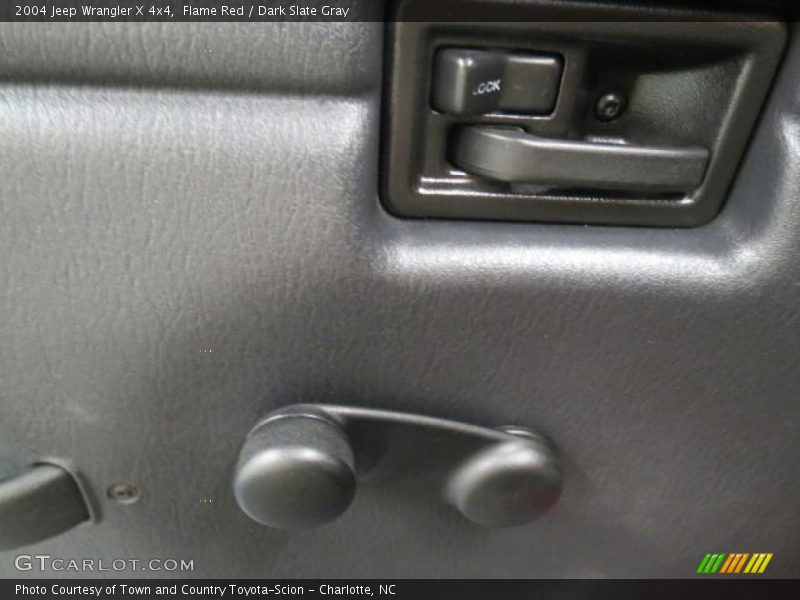Flame Red / Dark Slate Gray 2004 Jeep Wrangler X 4x4