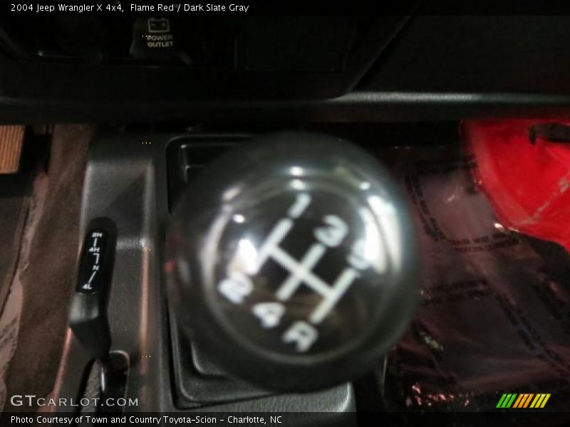 Flame Red / Dark Slate Gray 2004 Jeep Wrangler X 4x4