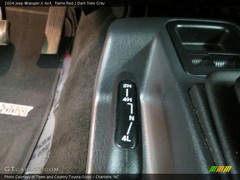 Flame Red / Dark Slate Gray 2004 Jeep Wrangler X 4x4