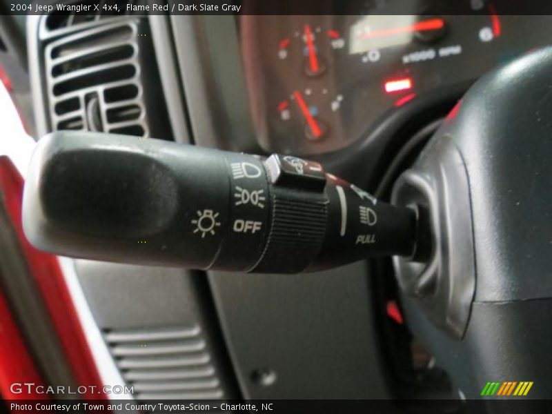 Flame Red / Dark Slate Gray 2004 Jeep Wrangler X 4x4