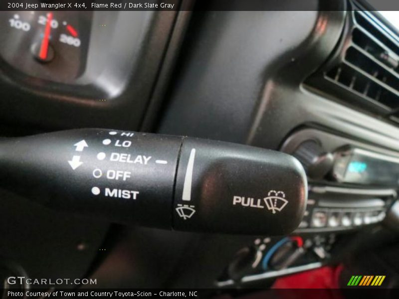 Flame Red / Dark Slate Gray 2004 Jeep Wrangler X 4x4