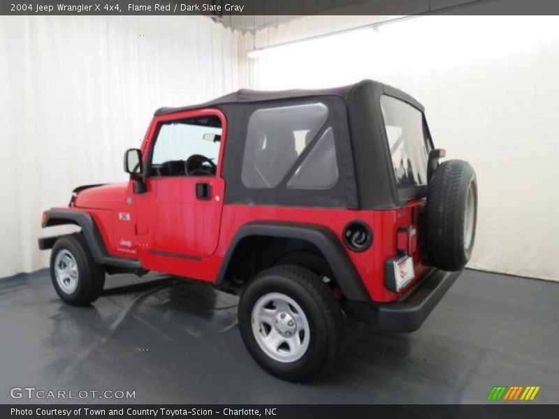 Flame Red / Dark Slate Gray 2004 Jeep Wrangler X 4x4