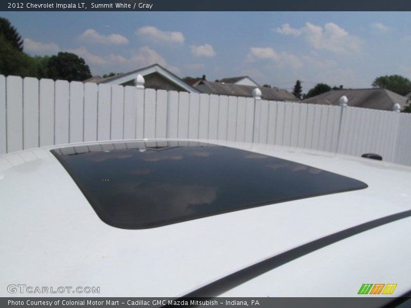 Summit White / Gray 2012 Chevrolet Impala LT