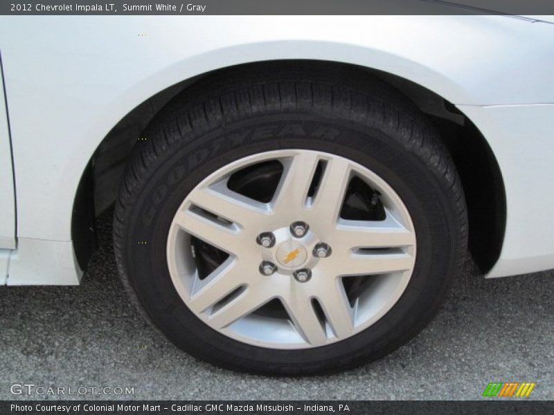 Summit White / Gray 2012 Chevrolet Impala LT
