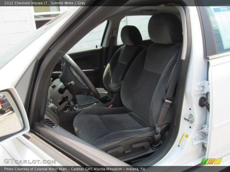 Summit White / Gray 2012 Chevrolet Impala LT