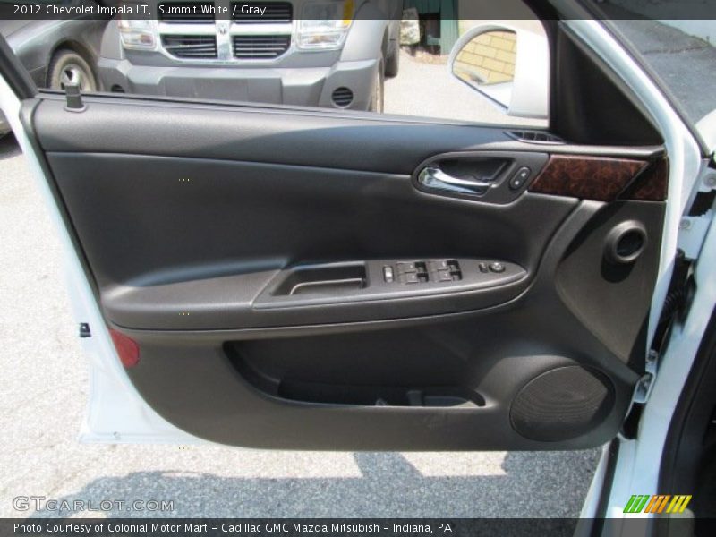 Summit White / Gray 2012 Chevrolet Impala LT