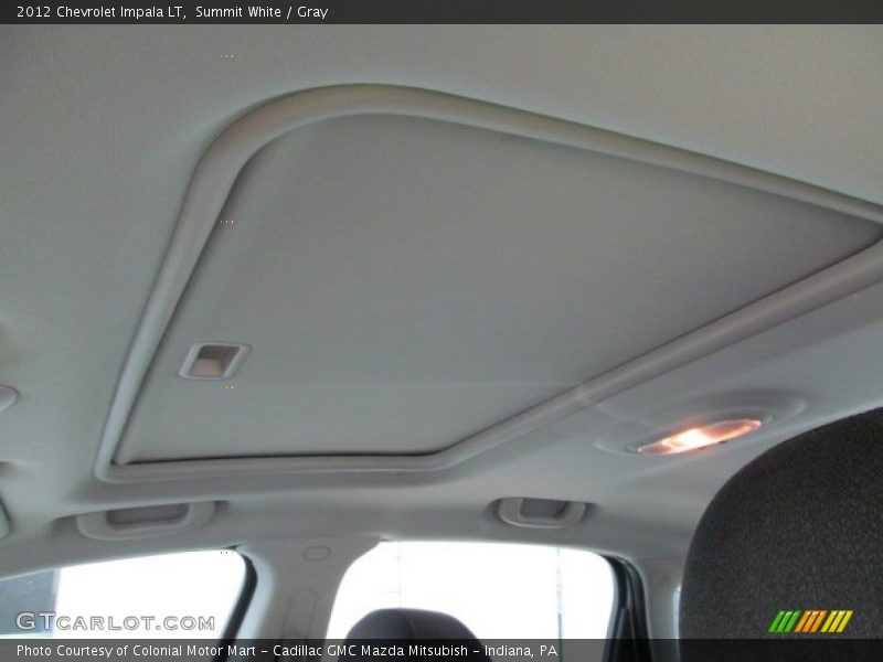 Summit White / Gray 2012 Chevrolet Impala LT