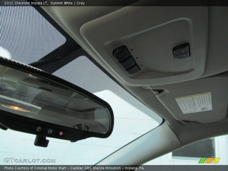 Summit White / Gray 2012 Chevrolet Impala LT