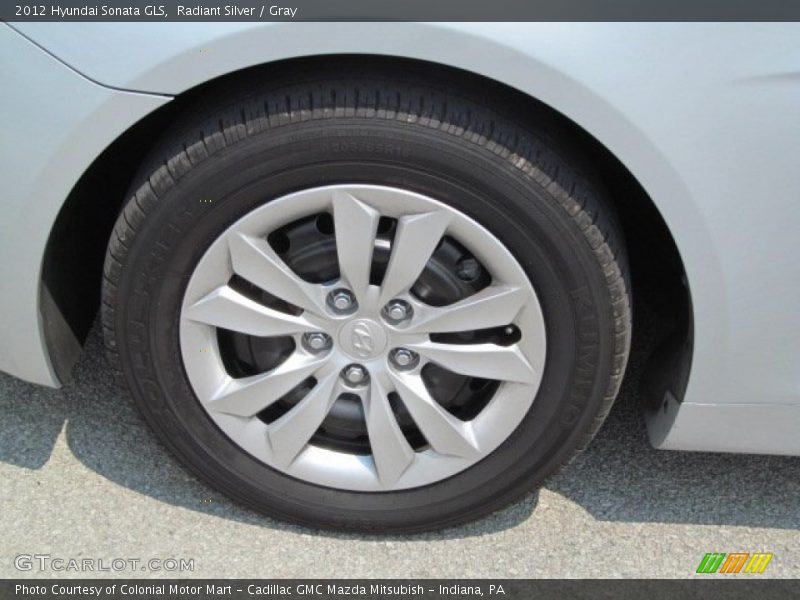 Radiant Silver / Gray 2012 Hyundai Sonata GLS