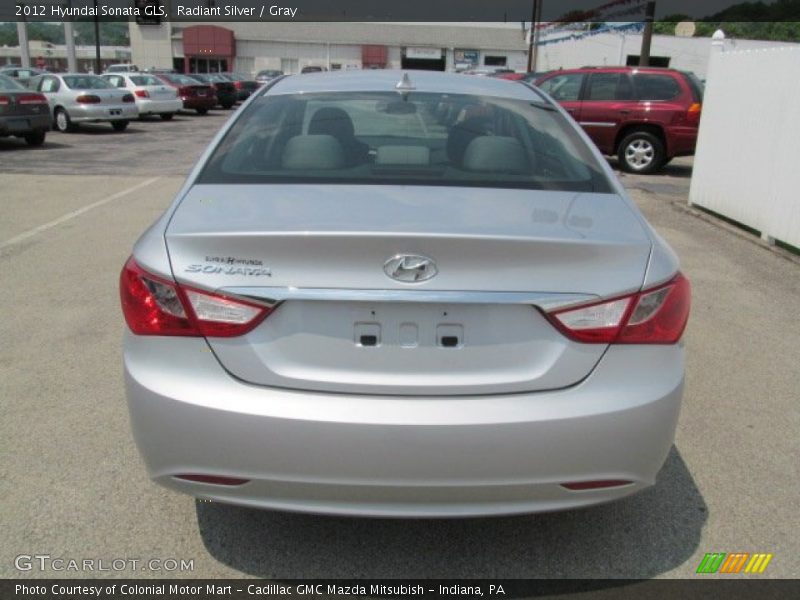 Radiant Silver / Gray 2012 Hyundai Sonata GLS
