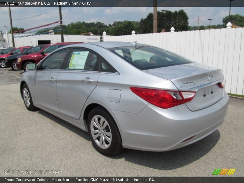 Radiant Silver / Gray 2012 Hyundai Sonata GLS