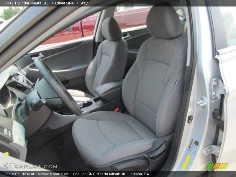 Radiant Silver / Gray 2012 Hyundai Sonata GLS