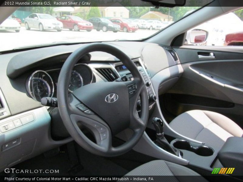 Radiant Silver / Gray 2012 Hyundai Sonata GLS