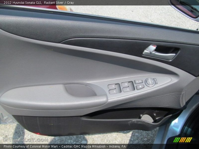 Radiant Silver / Gray 2012 Hyundai Sonata GLS
