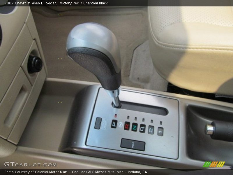 Victory Red / Charcoal Black 2007 Chevrolet Aveo LT Sedan