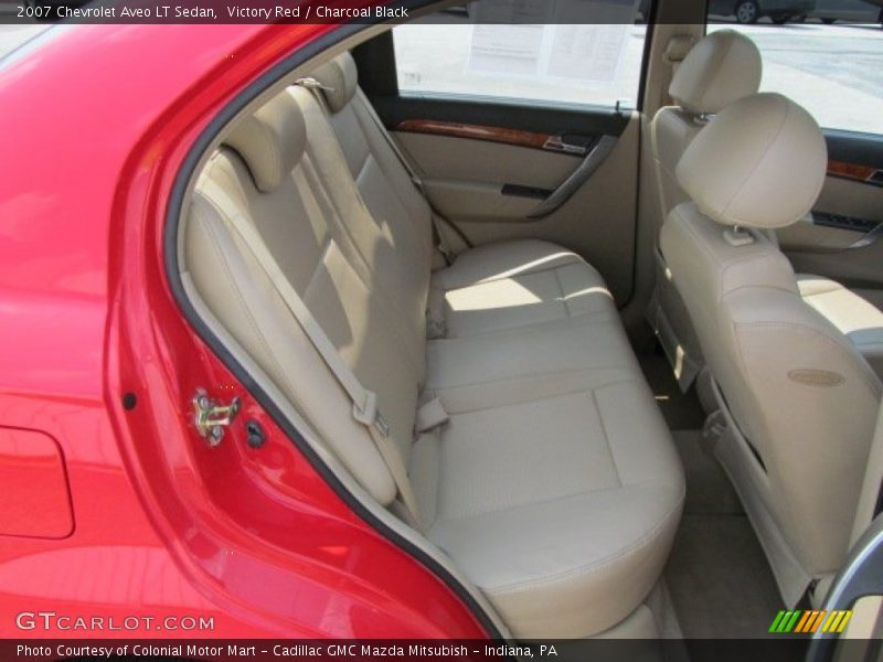 Victory Red / Charcoal Black 2007 Chevrolet Aveo LT Sedan