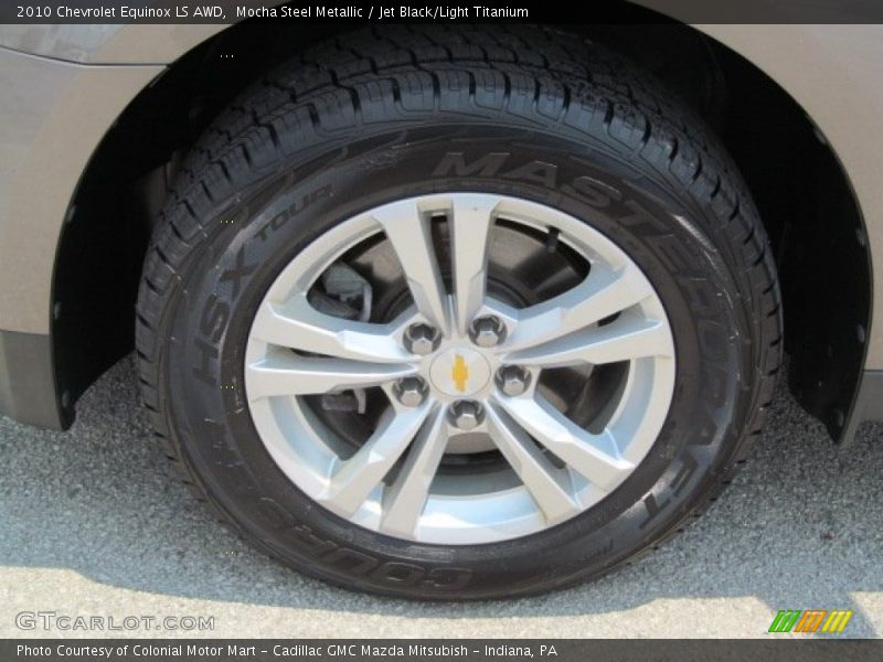 Mocha Steel Metallic / Jet Black/Light Titanium 2010 Chevrolet Equinox LS AWD