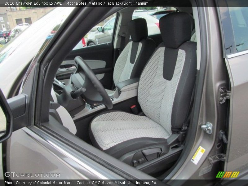 Mocha Steel Metallic / Jet Black/Light Titanium 2010 Chevrolet Equinox LS AWD