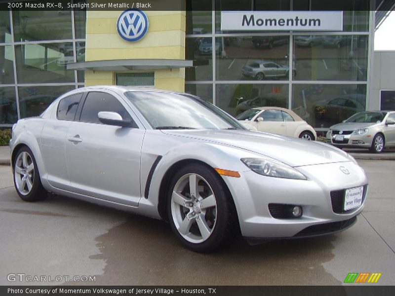 Sunlight Silver Metallic / Black 2005 Mazda RX-8