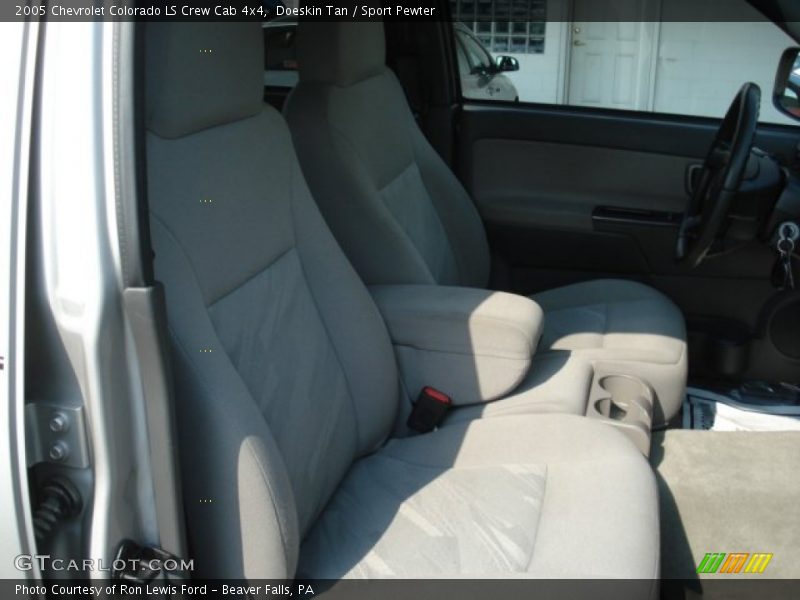 Doeskin Tan / Sport Pewter 2005 Chevrolet Colorado LS Crew Cab 4x4