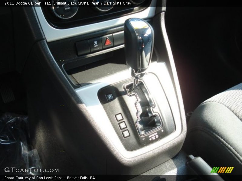 Brilliant Black Crystal Pearl / Dark Slate Gray 2011 Dodge Caliber Heat