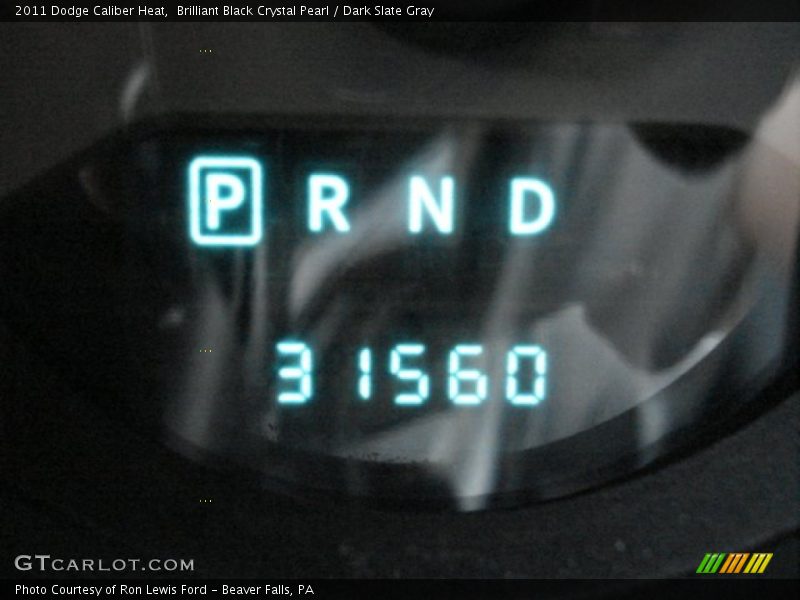 Brilliant Black Crystal Pearl / Dark Slate Gray 2011 Dodge Caliber Heat