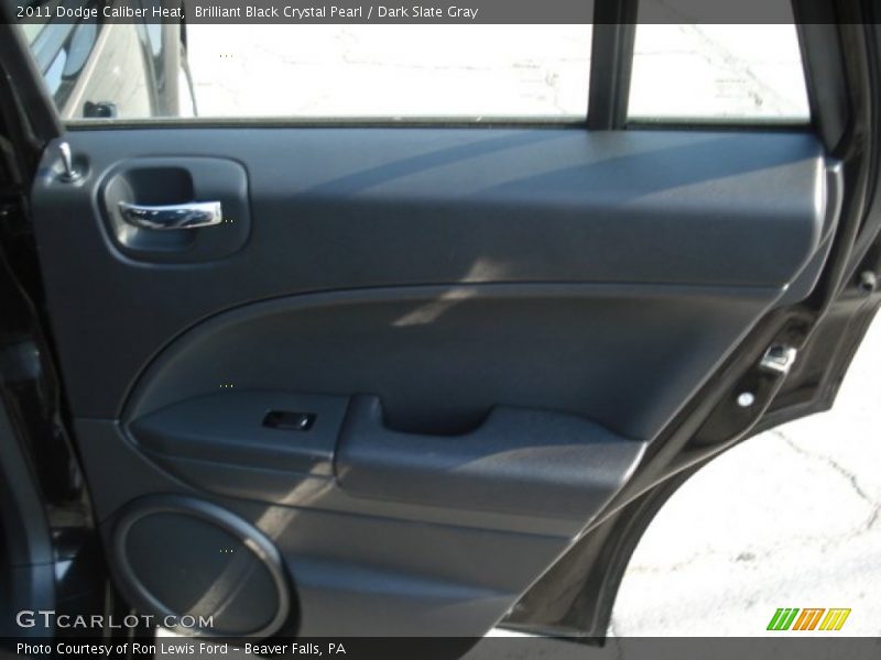 Brilliant Black Crystal Pearl / Dark Slate Gray 2011 Dodge Caliber Heat