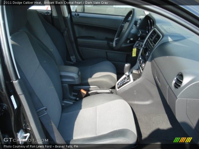 Brilliant Black Crystal Pearl / Dark Slate Gray 2011 Dodge Caliber Heat