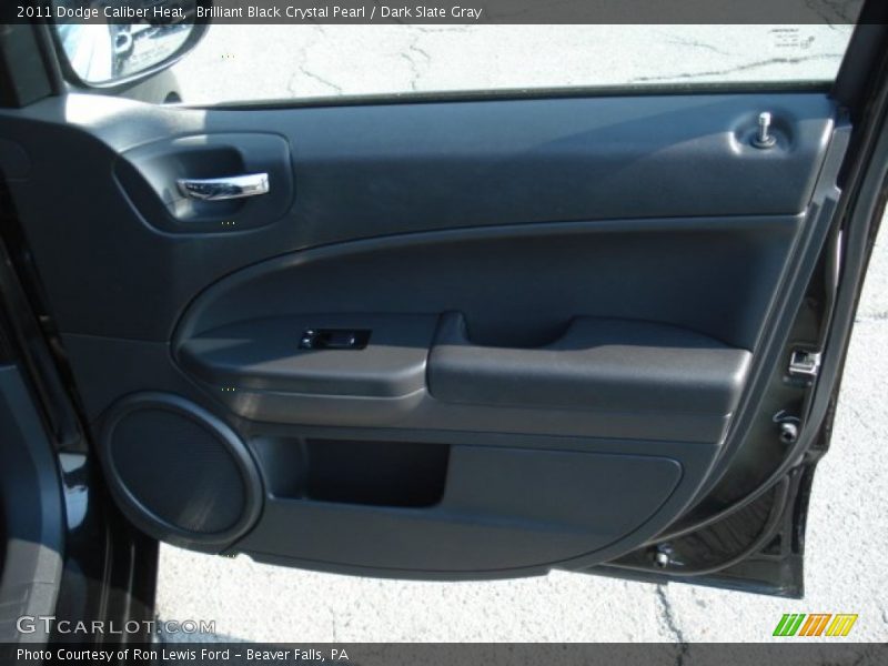 Brilliant Black Crystal Pearl / Dark Slate Gray 2011 Dodge Caliber Heat
