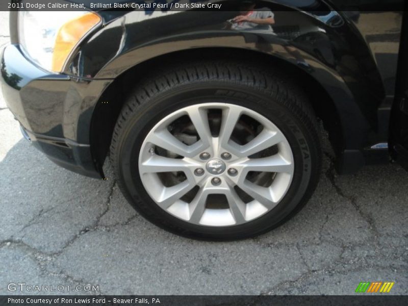 Brilliant Black Crystal Pearl / Dark Slate Gray 2011 Dodge Caliber Heat