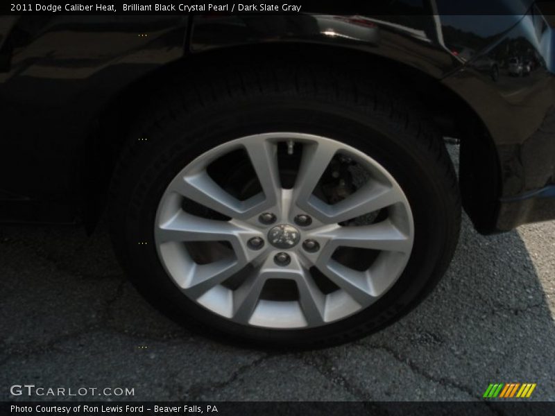 Brilliant Black Crystal Pearl / Dark Slate Gray 2011 Dodge Caliber Heat