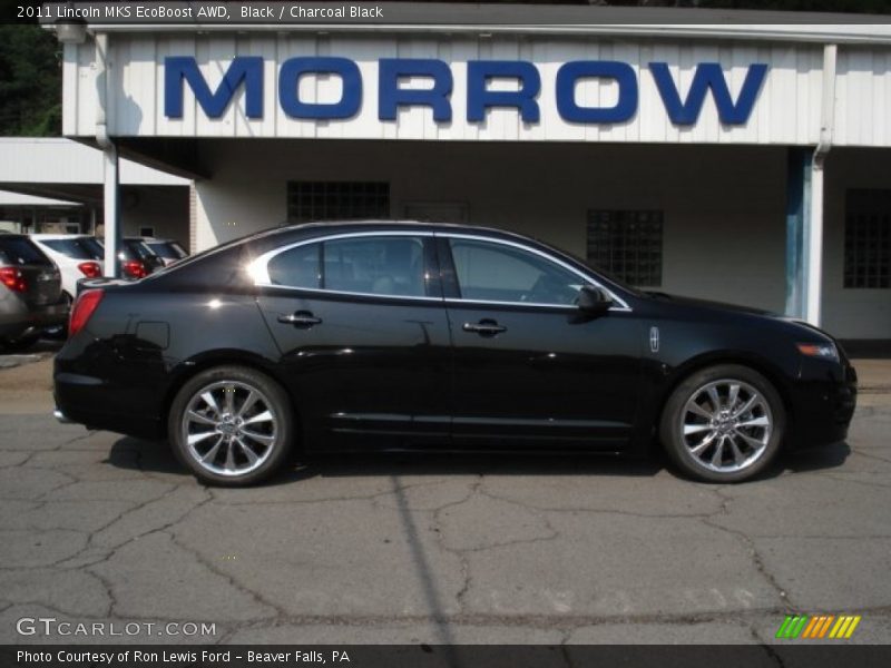 Black / Charcoal Black 2011 Lincoln MKS EcoBoost AWD