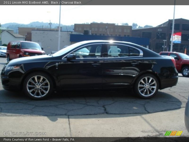 Black / Charcoal Black 2011 Lincoln MKS EcoBoost AWD