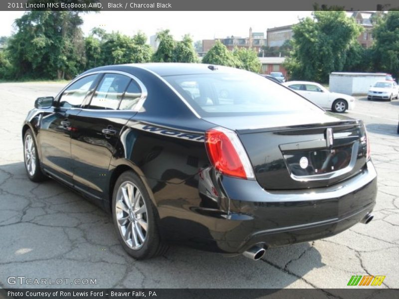 Black / Charcoal Black 2011 Lincoln MKS EcoBoost AWD