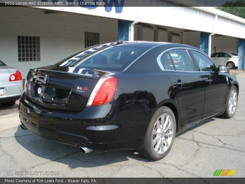 Black / Charcoal Black 2011 Lincoln MKS EcoBoost AWD