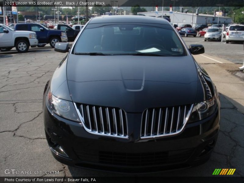 Black / Charcoal Black 2011 Lincoln MKS EcoBoost AWD