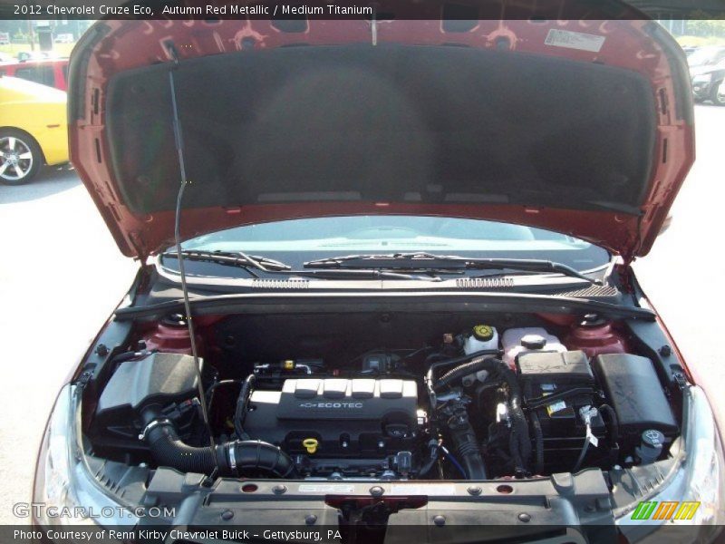 Autumn Red Metallic / Medium Titanium 2012 Chevrolet Cruze Eco