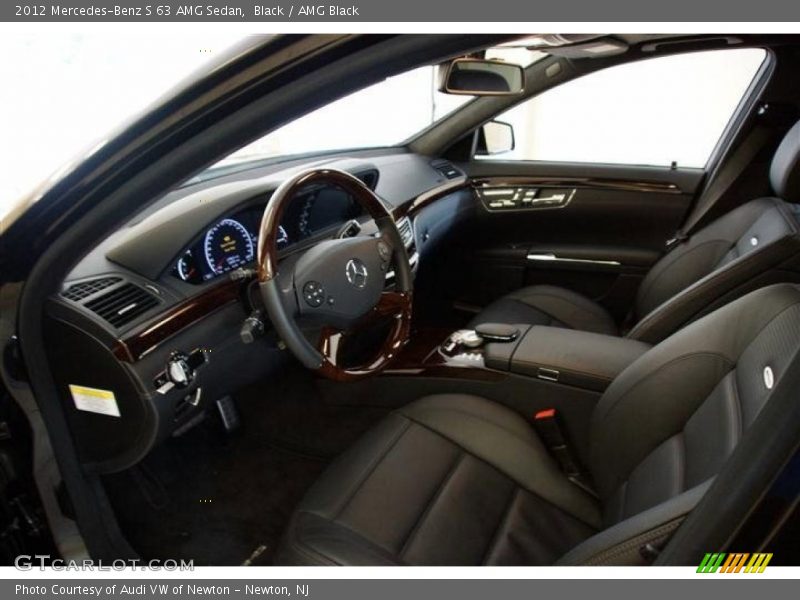 Black / AMG Black 2012 Mercedes-Benz S 63 AMG Sedan